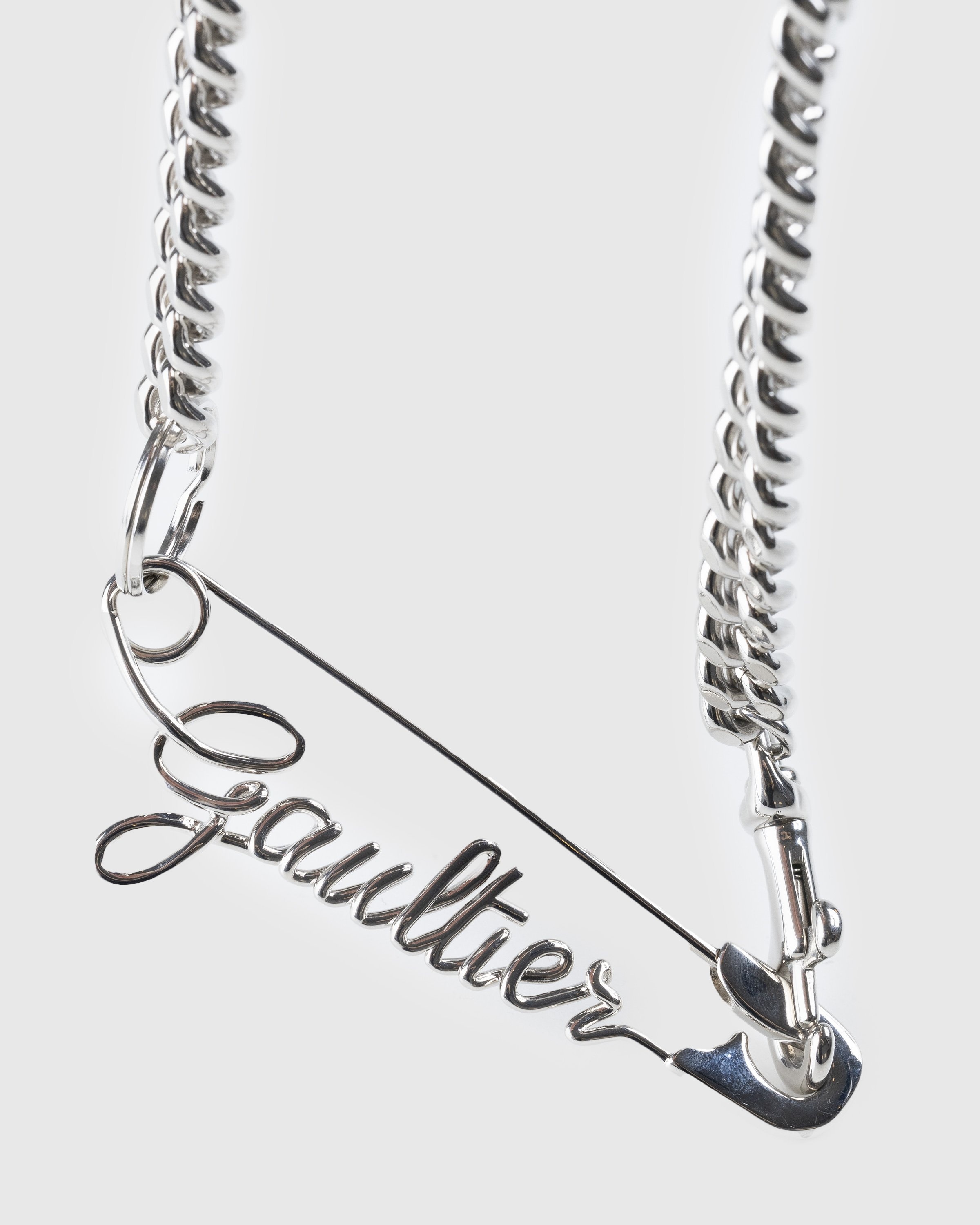 Jean Paul Gaultier – Safety Pin Gaultier Necklace Silver